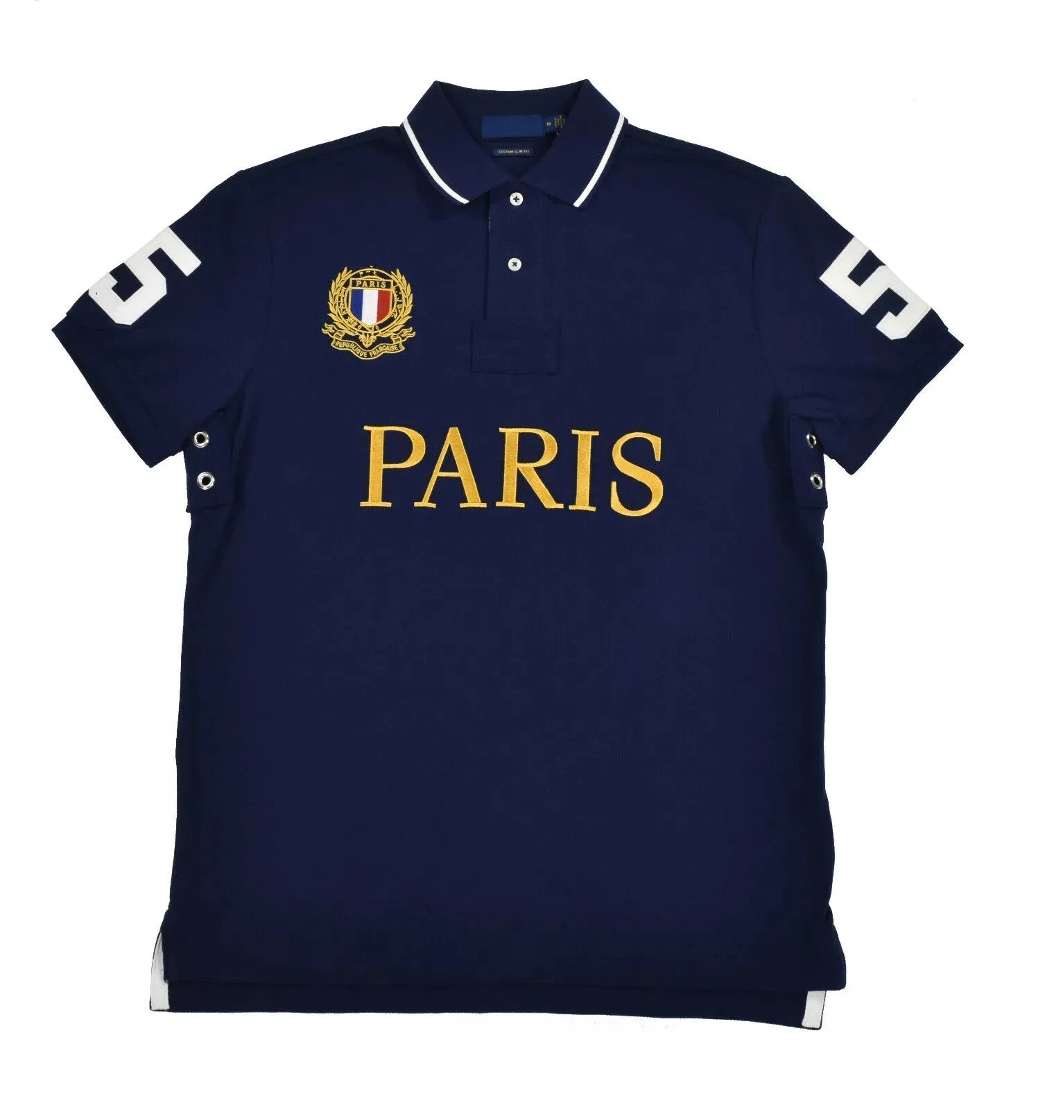 Europejskie i amerykańskie lapy koszulki Polos Casual Classic Klasyczne hafty haftowe T-shirty s-5xl hurtowe