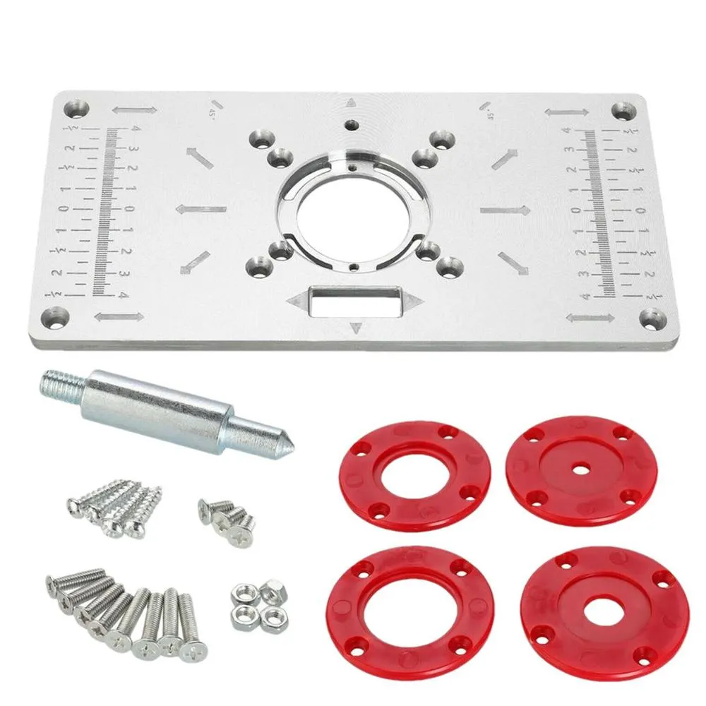 Router Insert Plate Kit Aluminum Woodworking Router... From Ddmyearth ...