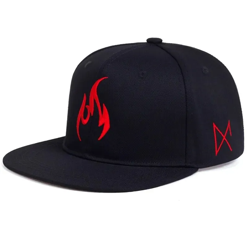 Flame Embroidered Unisex Hip Hop Youth Fitted Baseball Hats Adjustable Sunscreen And Perfect For Outdoor Activities From Ddmymaster 9.88 DHgate.Com