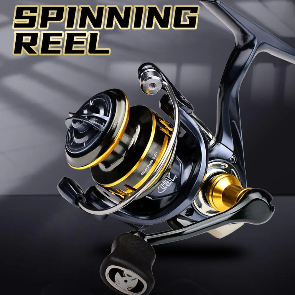 Ultralight Spinning Reel High Speed Fishing Reel With 7+1BB