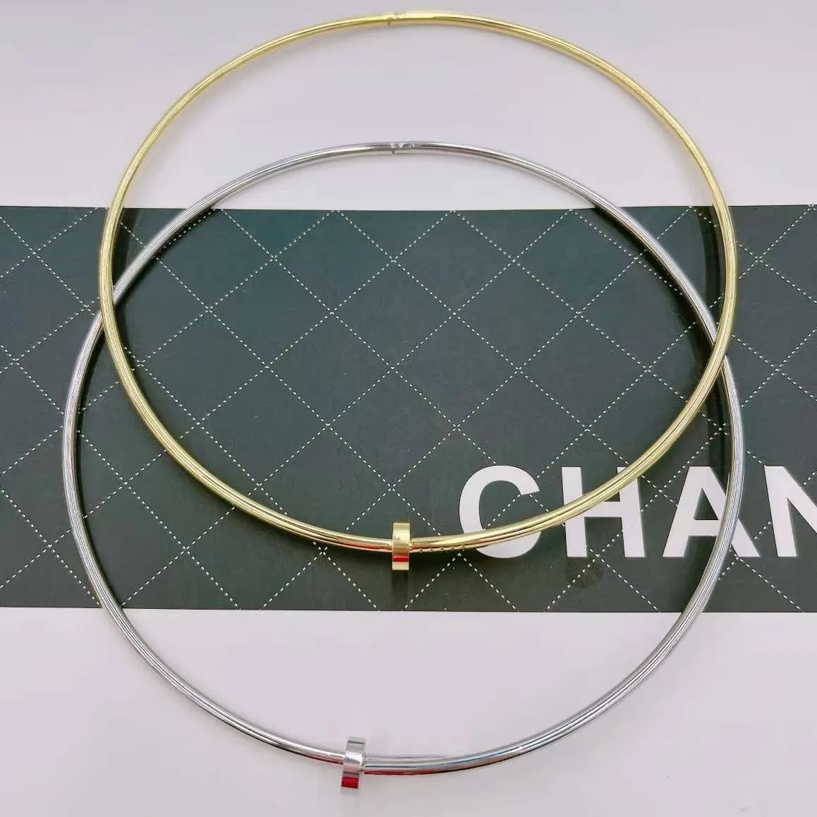 As Original 45cm Designer Brand CA Nail Torques Choker Necklace