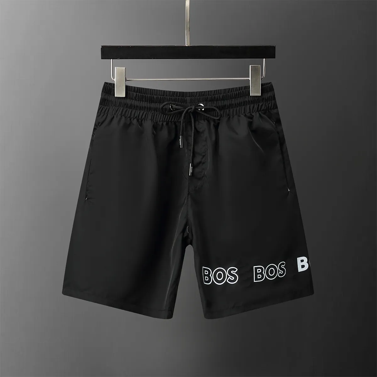 Nieuwe heren shorts zomer zwart wit printing designer bord shorts mode casual sporten los