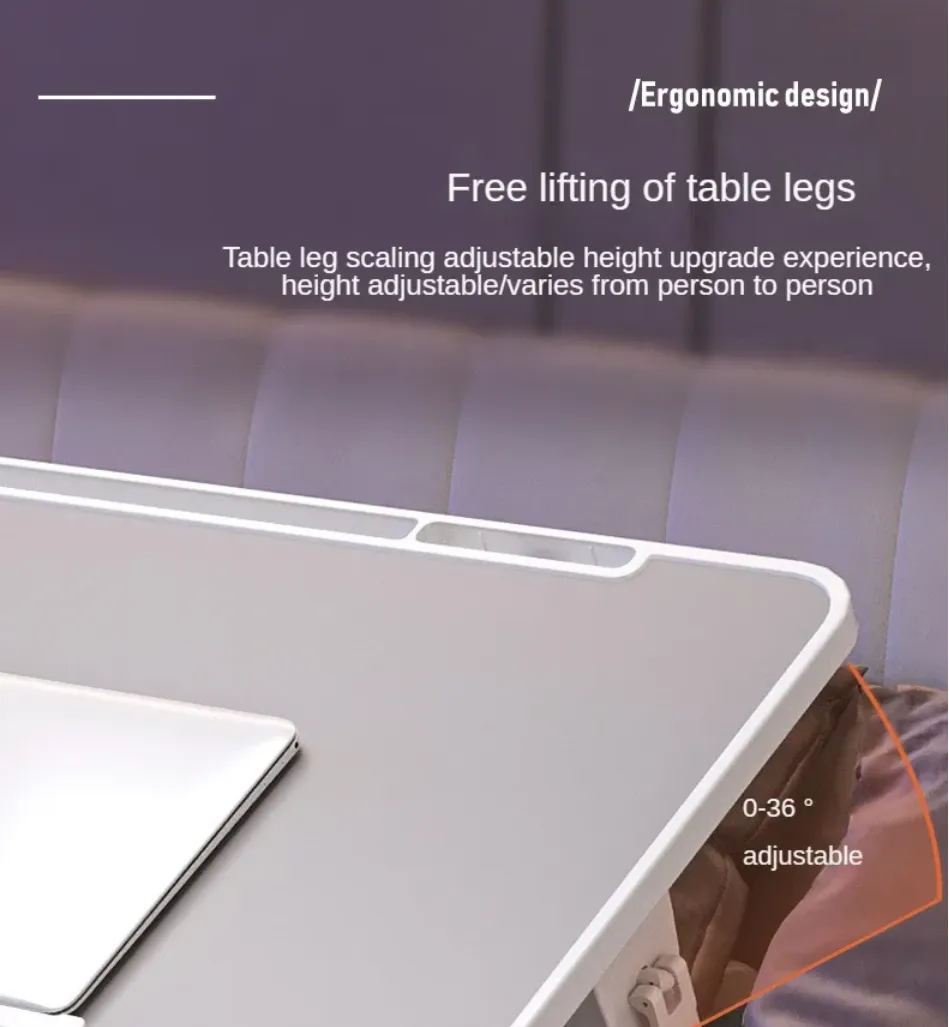 Foldable Laptop Table With Wickes Radiators Drawer Ideal For Bed, Study ...