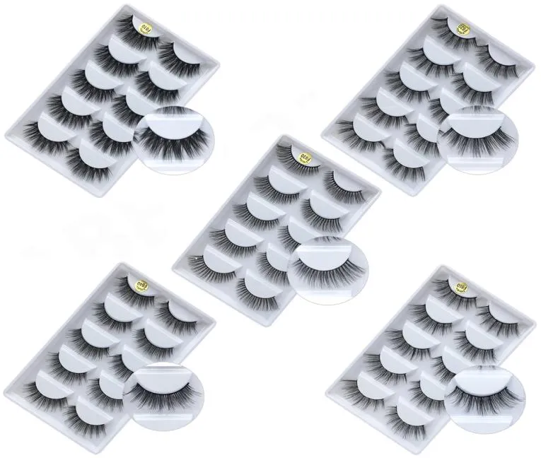 5pais Eye cils épais faux cils 5 paires de faux cils f810 5pais cils F820 F830 F840 F8507551597