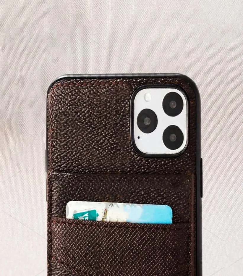 Mode plånbok telefonfodral för iPhone 14 13 i 12 11 pro xs max xr -serie mobil med kreditkortshållare lyxkvinnor män läder m2098863