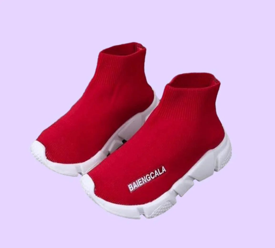 Zapatos para niños Baby Running Sneakers Bots niño niño y chicas lana calcetines atléticos zapatos wy2052328824