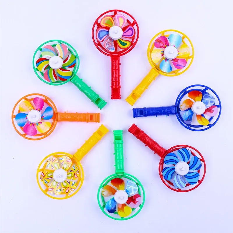 20 PCS Kids Party Favors Bulk Toys Gift Kids Whistle Windmill Liten Toy Pinata Stoppning Karnevalspriser pojkar flickor födelsedagspresent