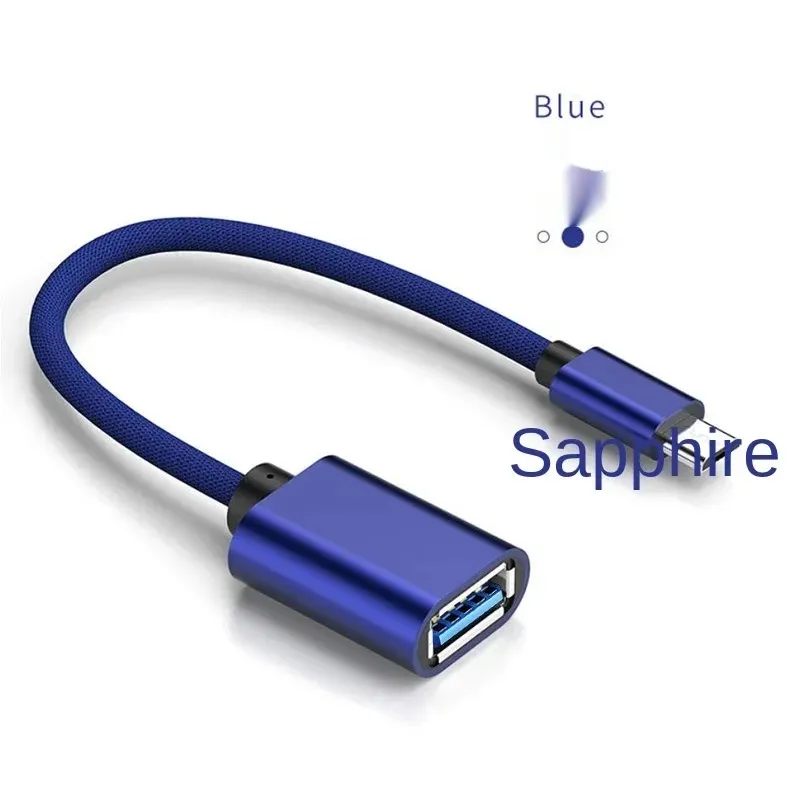 Micro USB/ Type-C男性からUSB 3.0メスOTGアダプターケーブルアクセサリー携帯電話用ラップトップ用スマートフォンケーブルエクステンダー