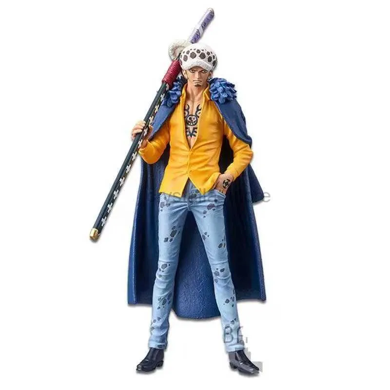 كاريكاتير أبطال اليابان الأنيمي رقم واحد قطعة DXF WANO Country Trafalgar Law PVC Collection Dolls Dolls for Kids Gift 18cm 240413