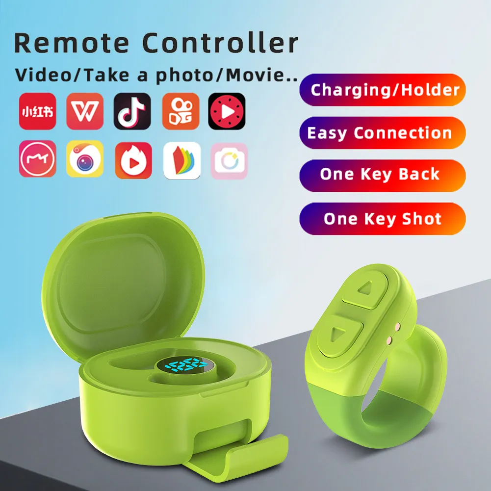 Bluetooth Phone Remote With Touchpad - TikTok Scroller & Kindle Page Turner For IPhone/Android