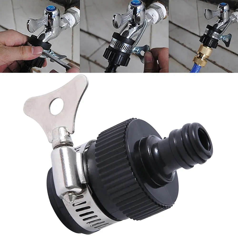 Tap Connector Adapter Garden Kitchen Water Hose Pipe Joiner Fitting Universal