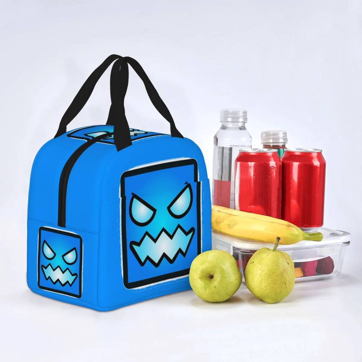 Geometry Cube Gaming Dash Aislamiento de almuerzo aislados Almuerzo de alta capacidad Container Bolsa de enfriamiento Caja de almuerzo de trabajo Mujeres mujeres