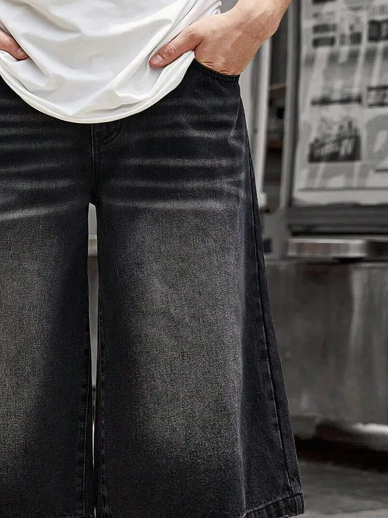 REDDACHiC Vintage Cat Whisker jeans and shorts for Men - Y2K REDDACHiC Vintage Cat Whisker jeans and shorts for Men - Y2K