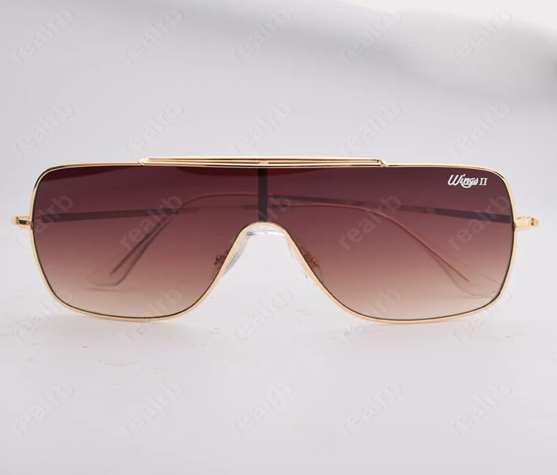 Raggi di alta qualità 3679 Wings II occhiali da sole da sole da sole da sole da sole da sole Square Sun Glasses Fashion per maschio5278471