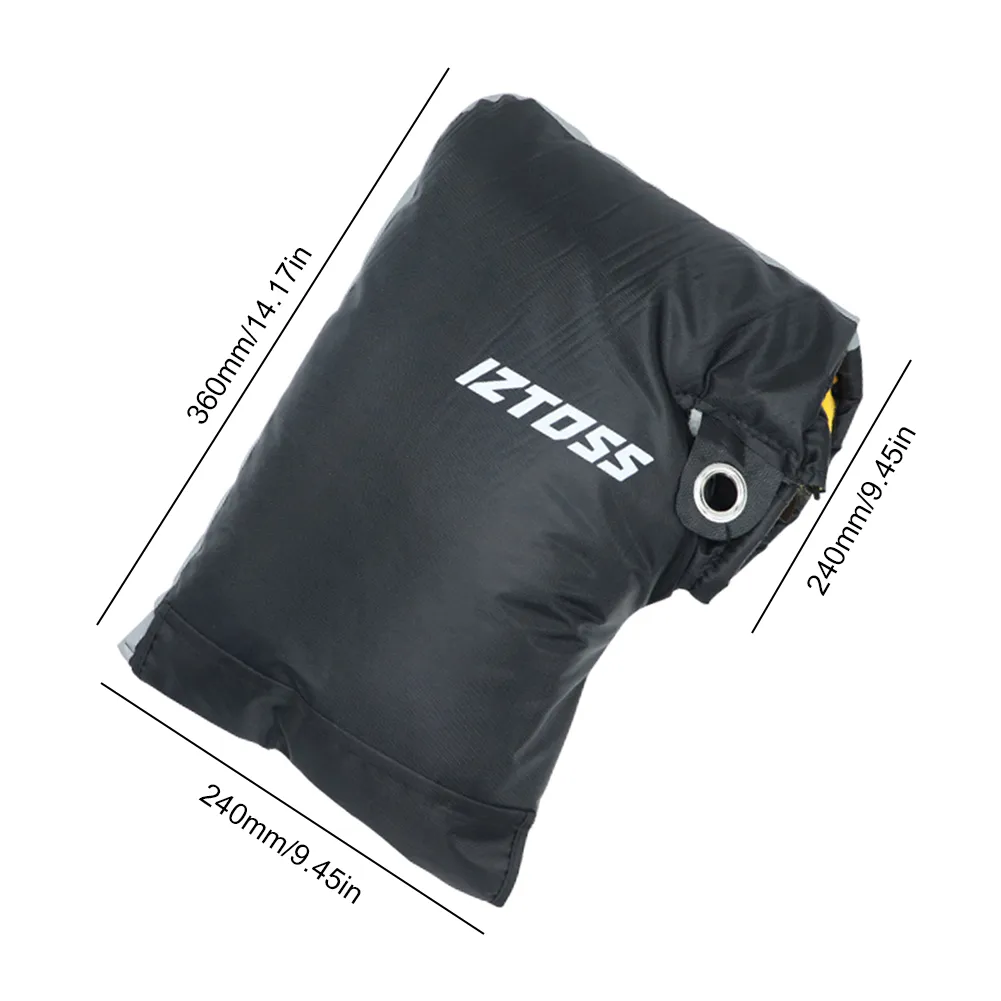 Downhill Motorcycle Cover Outdoor Waterproof Motorcycle Cover Motorcycle Full Cover Accessories With Storage Bag Universal Foldable Durable Motorcycle Protective Cover Replacement Black - View #4