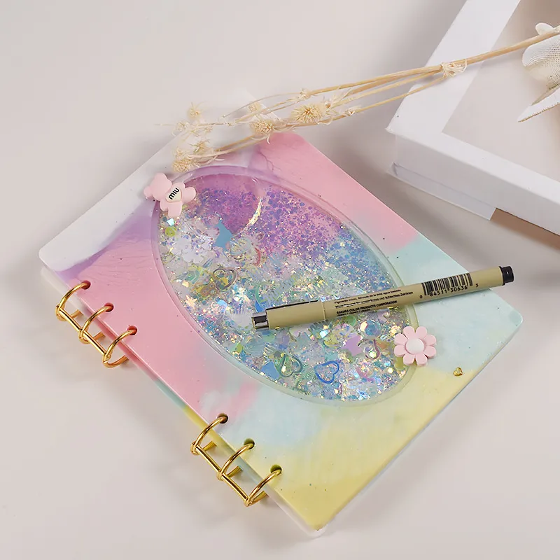 2 Pezzi/set A5 A7 Stampi Per Resina Notebook, Stampo In Silicone A Forma Di Taccuino Per Stampi In Resina Per Resina Epossidica Fai-da-te - 7