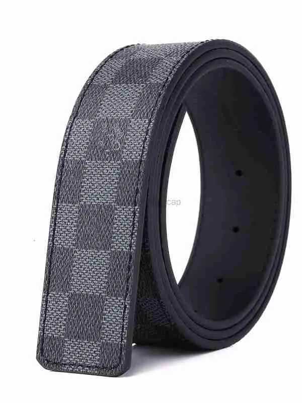 Designer Cintura da uomo Adatto alla cintura senza testa senza una testa classica Ploid Plaid Pattern da uomo e femmina Versatile Cintura di ricambio versatile Pure Cowthhide 4,0 cm