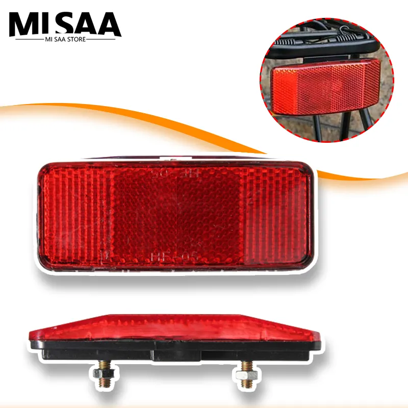Save Big on Bulk Bike Rack Tail Light 2PCS Bike Rack Reflector Tail Light Rear Light Cycling Equipment Warning Reflector Bike Reflective Board Bike