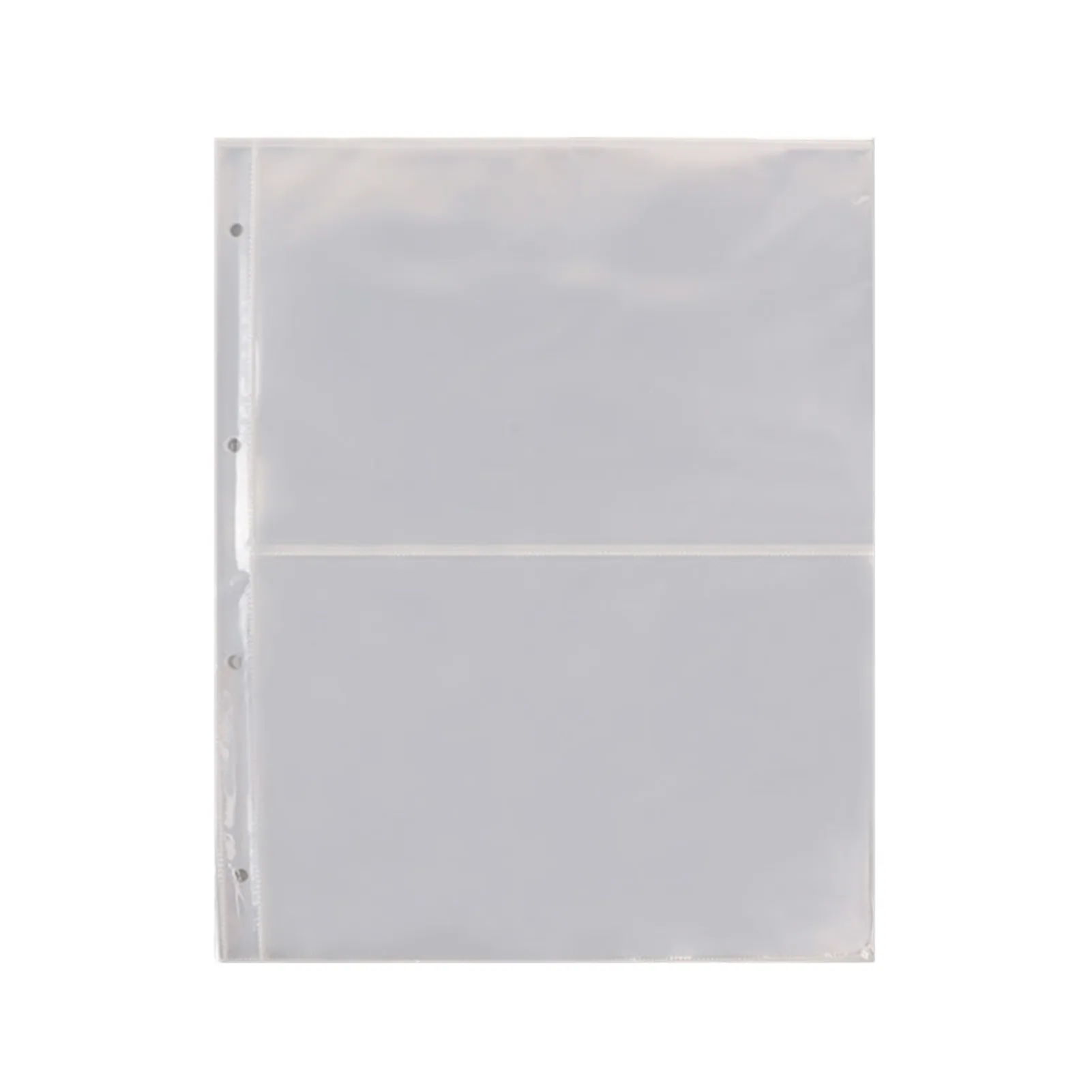 PP Clear Photo Album Sleeves Waterproof & Moisture-proof Photo Sleeve Inserts for A4 3 inch Card Pictures