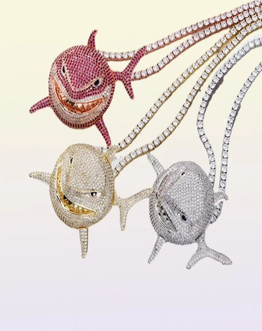 Mężczyźni kobiety hip -hopowe lodowe bling duże rozmiar Naszyjnik wisiorek 13 mm kryształowy łańcuch kubański HIPHOP Naszyjniki modne biżuteria x07073643408