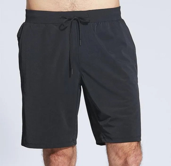 L07 män shorts snabb torkning av yoga sport fitness korta byxor har cinchable dragkord sommarträning tröjor med back dropin p9508036