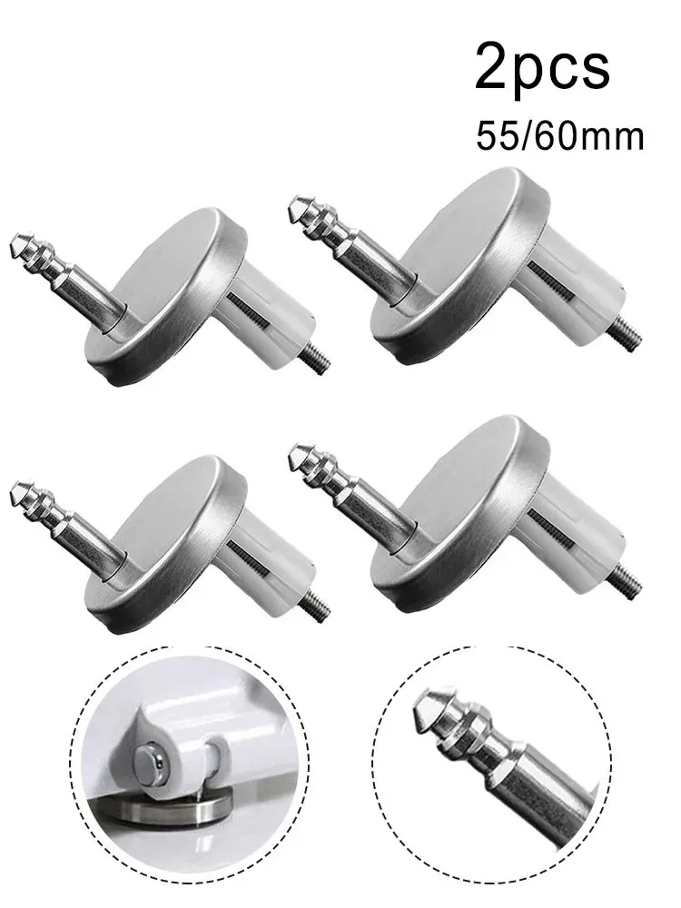 2pcs Universal Toilet Lid Hinges 피팅 퀵 릴리스 커버 힌지 나사 교체 화장실 좌석 힌지 욕실 액세서리