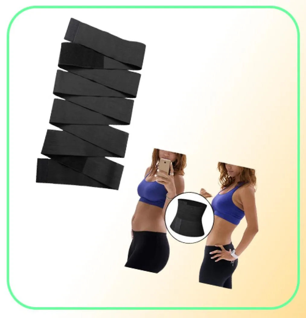 Party Favor Midjetränare Kvinnor Slimming Sheath Rink Me Up Bandage Wrap Body Shaper Mage Shapewear Trimmer Belt Corset Top Stre9884340