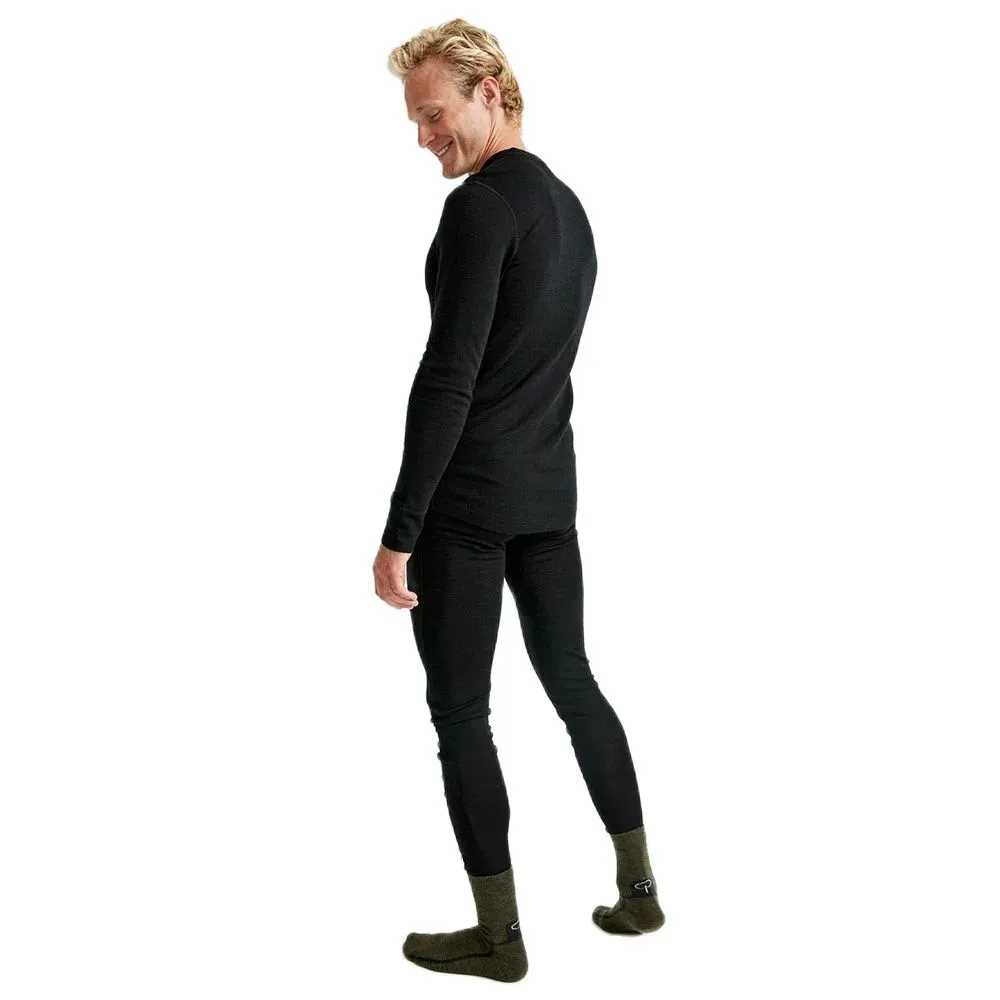 thumbnail image 2 of Men's 100% Merino Wool Base Layer Bottom - Midweight Long Johns For Cold Weather 2 of 14