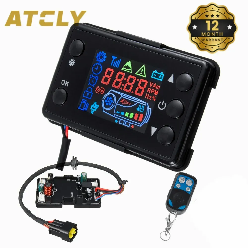 Diesel Heater Controller 12V 24V Diesels Air Heater LCD Monitor