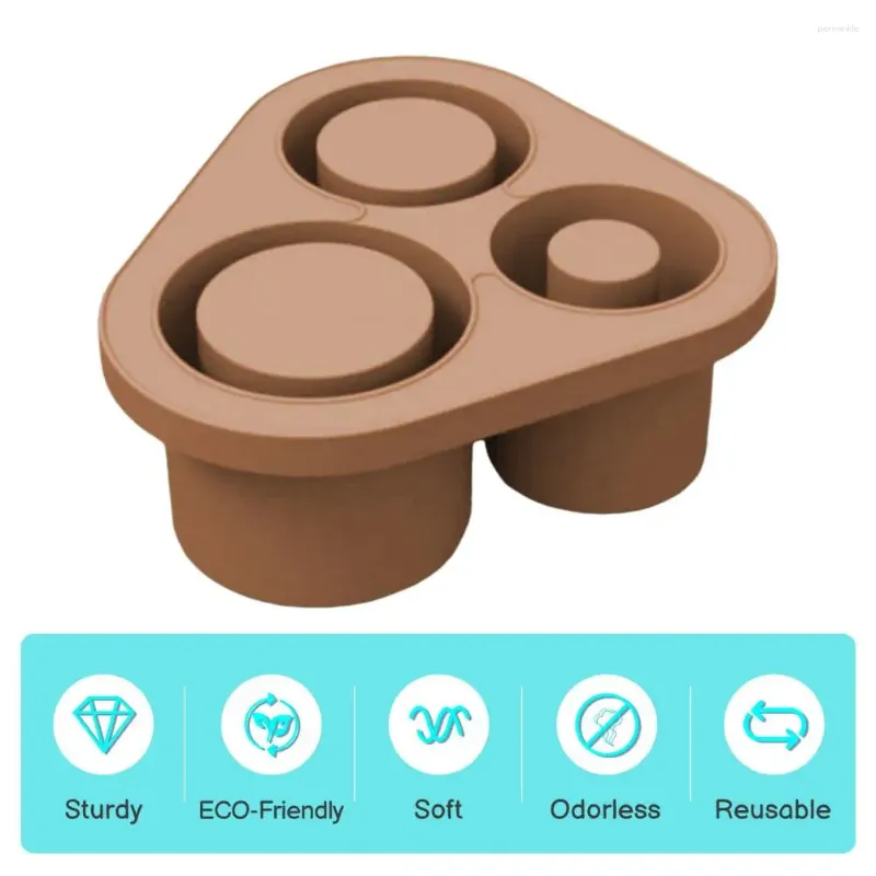 Baking Moulds Summer Drink Accessories Silicone Cylinder Ice Mold With Lid For Tumbler Cup Food-grade Cube Tray Freezer Whiskey