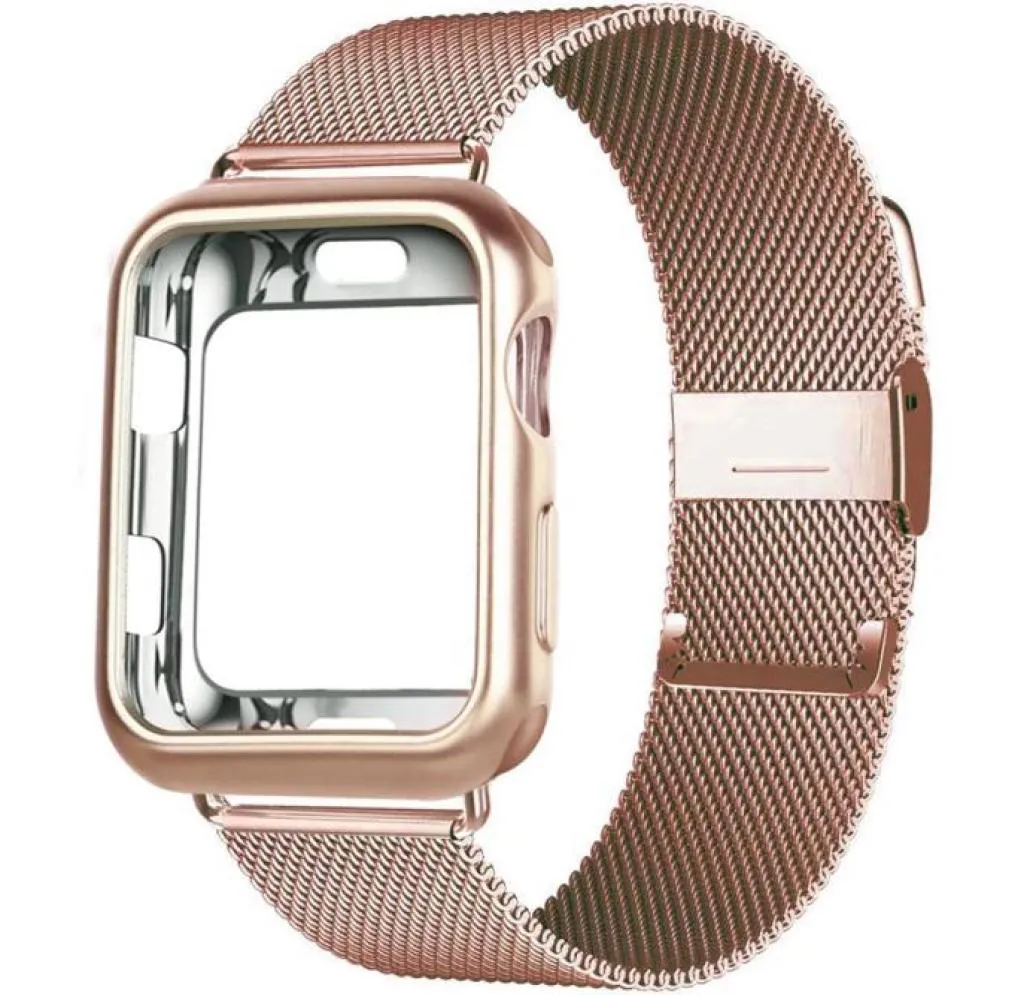 Gurt für Uhrenband 49 mm 45 mm 41 mm 44 mm 40 mm Magnetschlaufe Edelstahl Metallarmband IWatch 8 7 6 Band3432019