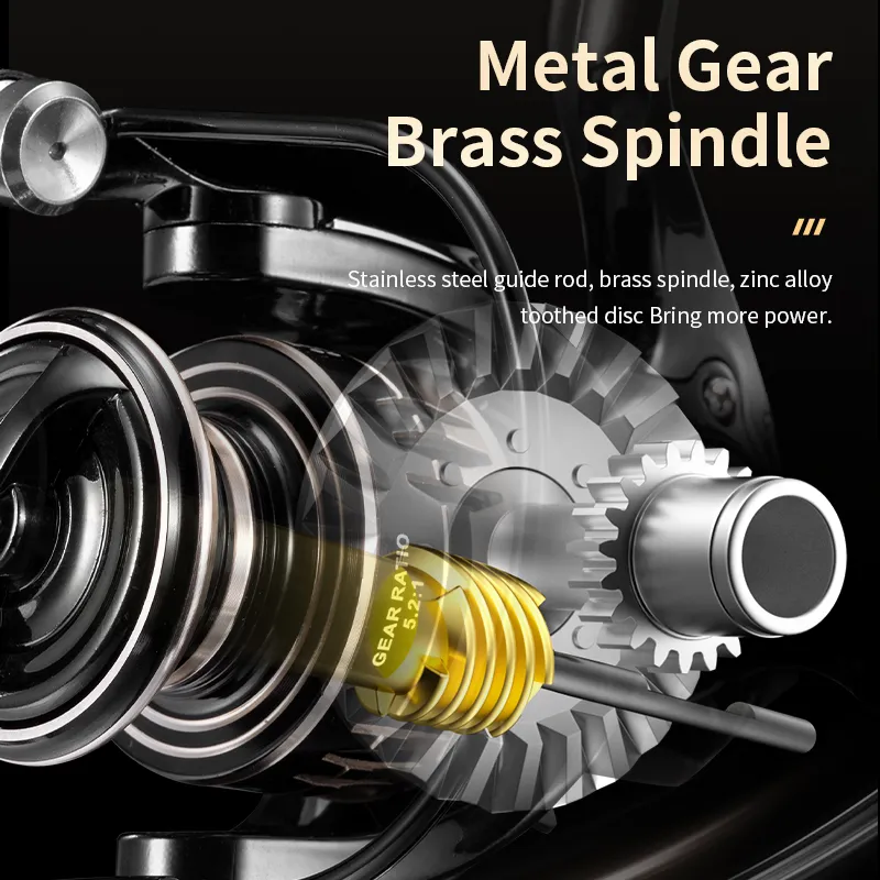 CB Spinning Reels Ultralight Metal 5.2:1 Gear Ratio Tanzania - View #9