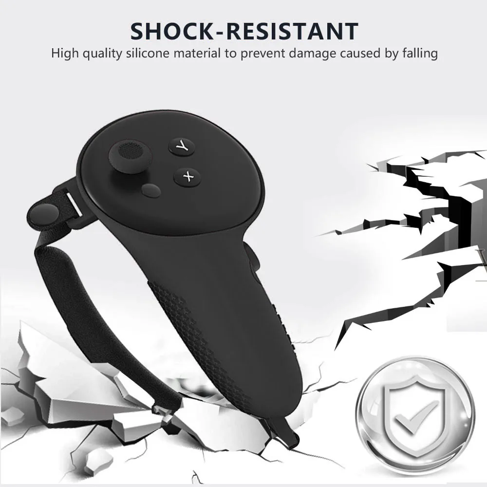 3S 5-in-1 siliconen beschermhoes-set, controller grip cover, lensbescherming, joystick caps