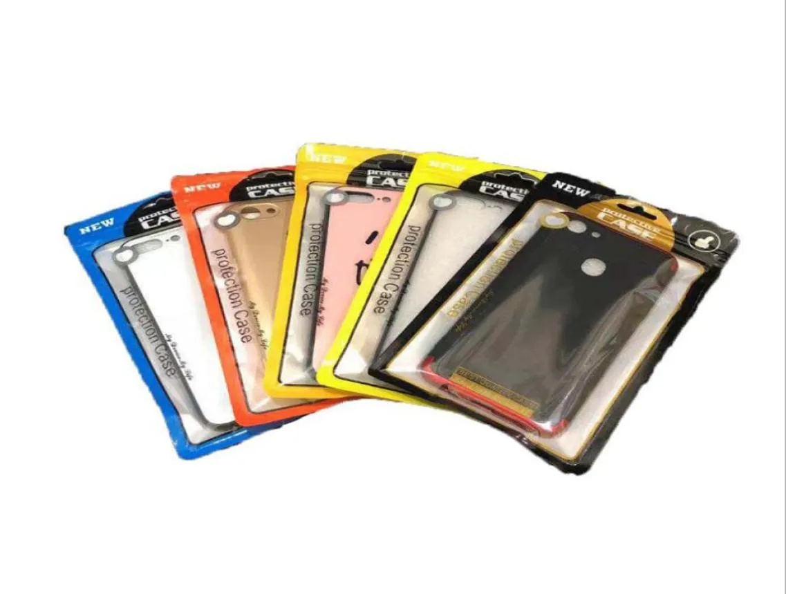 Bagure d'événement du boîtier de téléphone portable de verrouillage à fermeture éclair à glissière en plastique 12x21cm avec trou de suspension pour samsung huawei couvercle coque emballage de détail 6911905