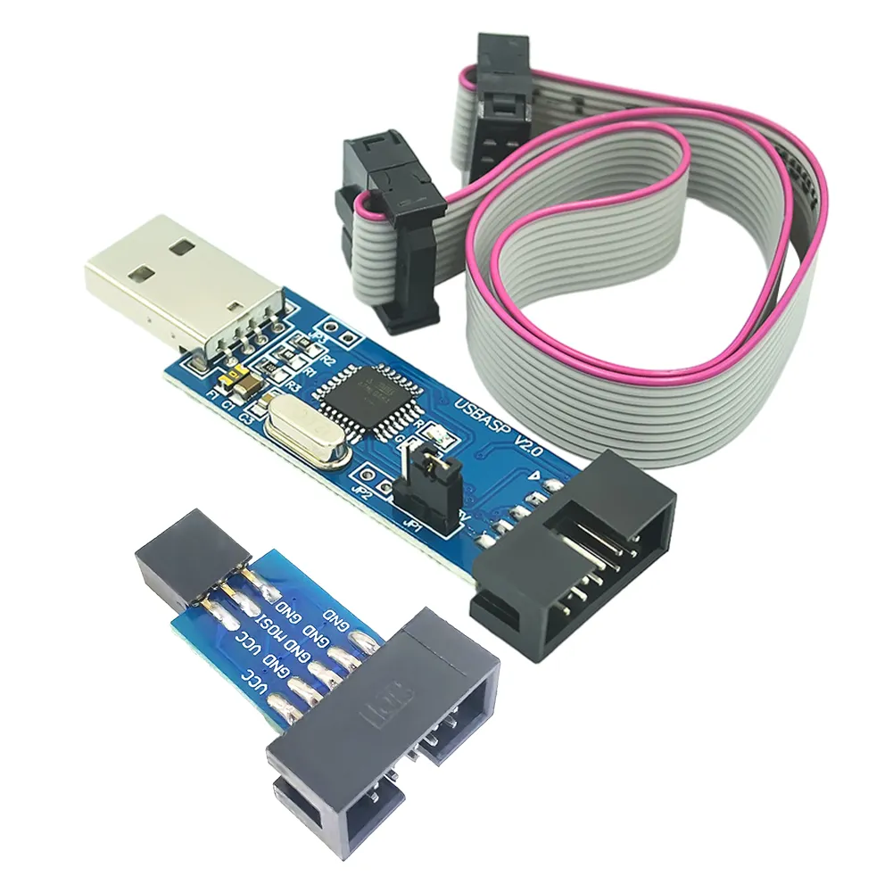 DHgate.com:Upgraded USBASP USBISP AVR Programmer for ATMEGA8/128, Win7 ...