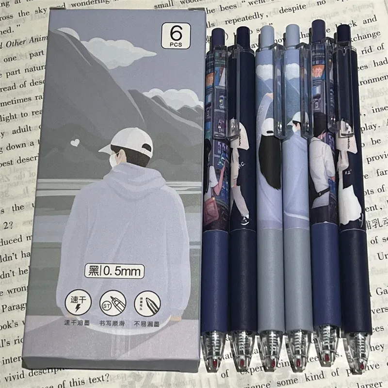 Kawaii gel pen gel pen Set - Black Ink ST Nib Back to School Kawaii gel pen gel pen Set - Black Ink ST Nib Back to School