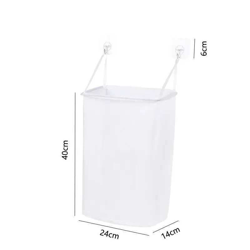 Wall-mounted Dirty Clothes Basket Home Laundry Basket No Punching And Pasting Storage Basket Bathroom Storage Basket