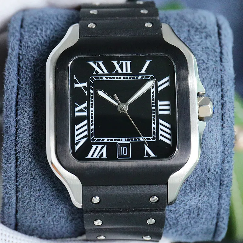 Męskie zegarki designerskie zegarki dla męskiego automatycznego ruchu mechanicznego wodoodpornego mężczyzn bransoletka szafirowa moda biznes stal nierdzewna 40 mm zegarek na rękę