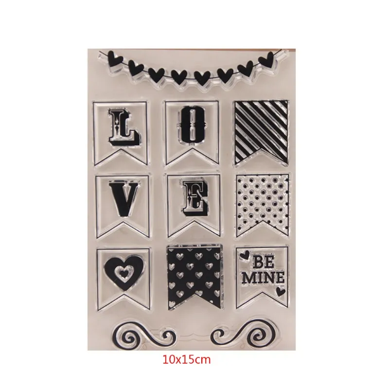 C63B Clear Silicone Seal Stamp for DIY Album Scrapbooking Photo Card ...