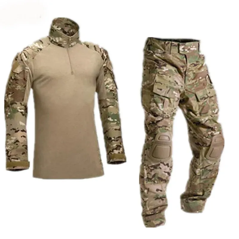 Pantalons extérieurs hommes aérits de paintball aérits vêtements militaires tir militaire uniforme de combat tactique camouflage chemises hommes pantalon armée germen uniforme