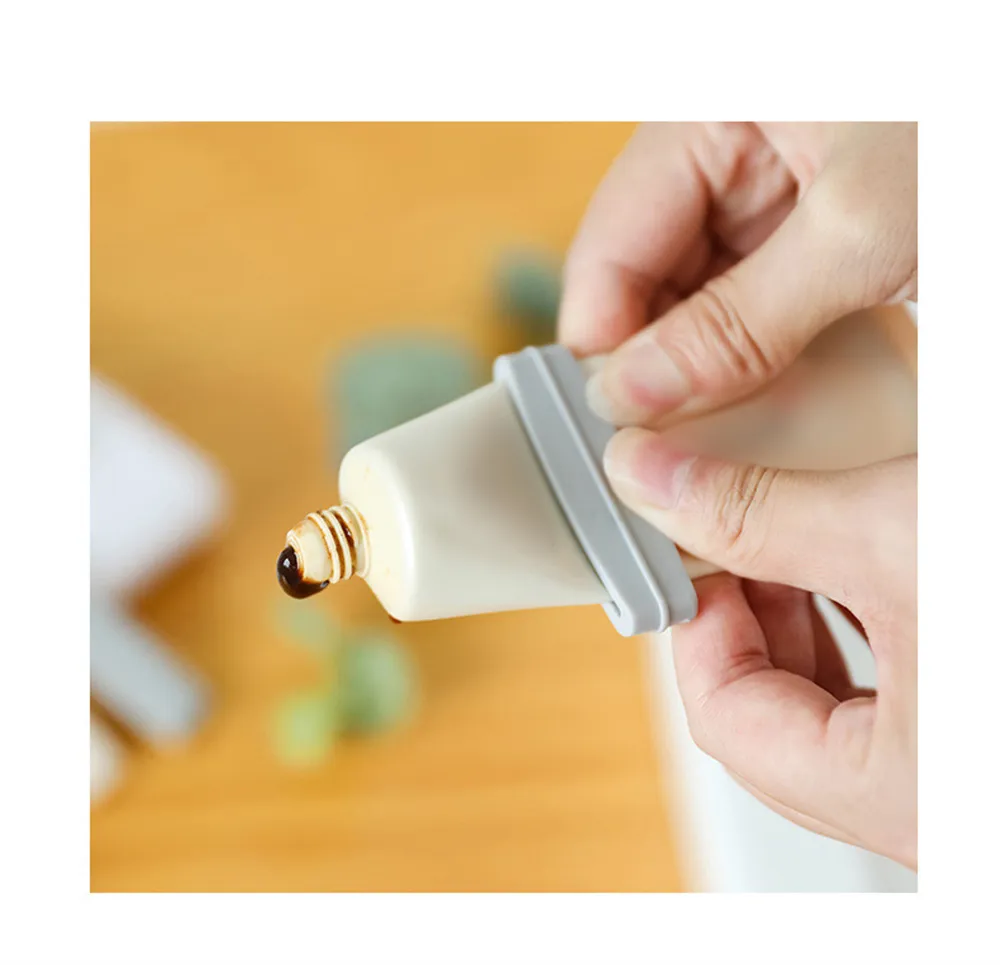 1~10PCS Set Manual Toothpaste Squeezer Reusable Cosmetics Cleanser Extruder Tooth Paste Tube Holder Facial Foam Extrud Dispenser