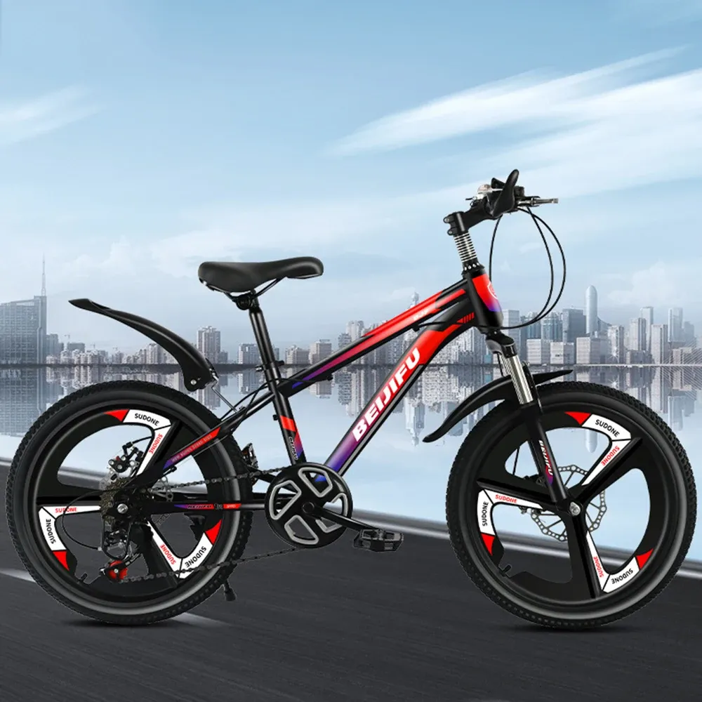 Mountain Bike 20 22 24 Inch 7 Speed Bike with Integrated Wheels for Men and Women Perfect for Commuting and Off Road Adventures