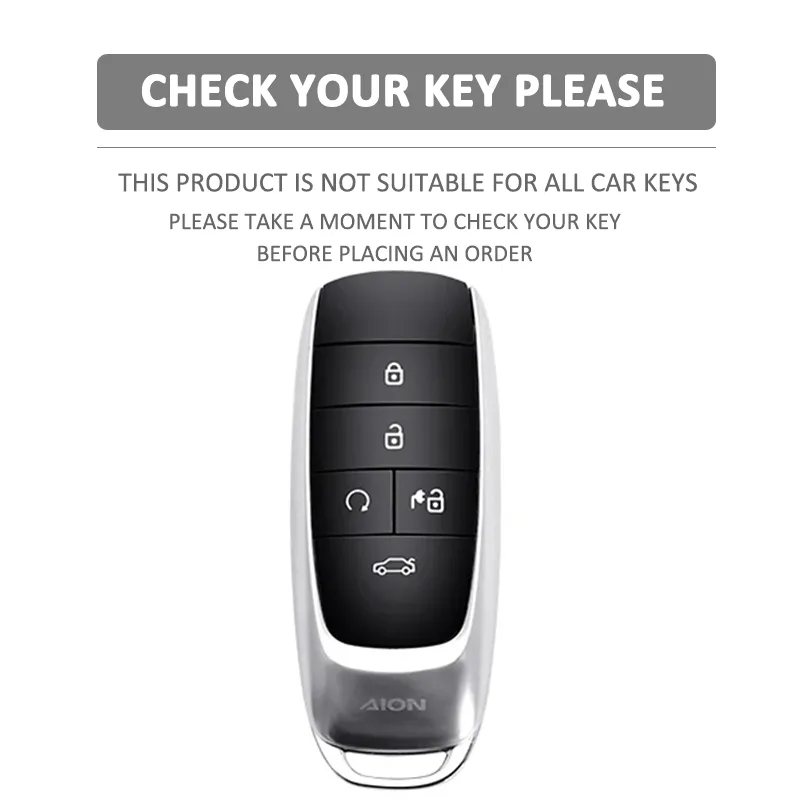 Coque Clé Voiture HIBEYO TPU Pour MG EV, EHS, ZS, MG4, MG5, MG6 - Protection 3 Boutons Avec Porte-Clés Rotatif