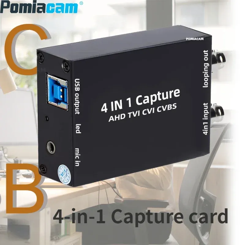 8MP 4-in-1 Video Capture Card AHD To USB TVI CVI Input - View #13