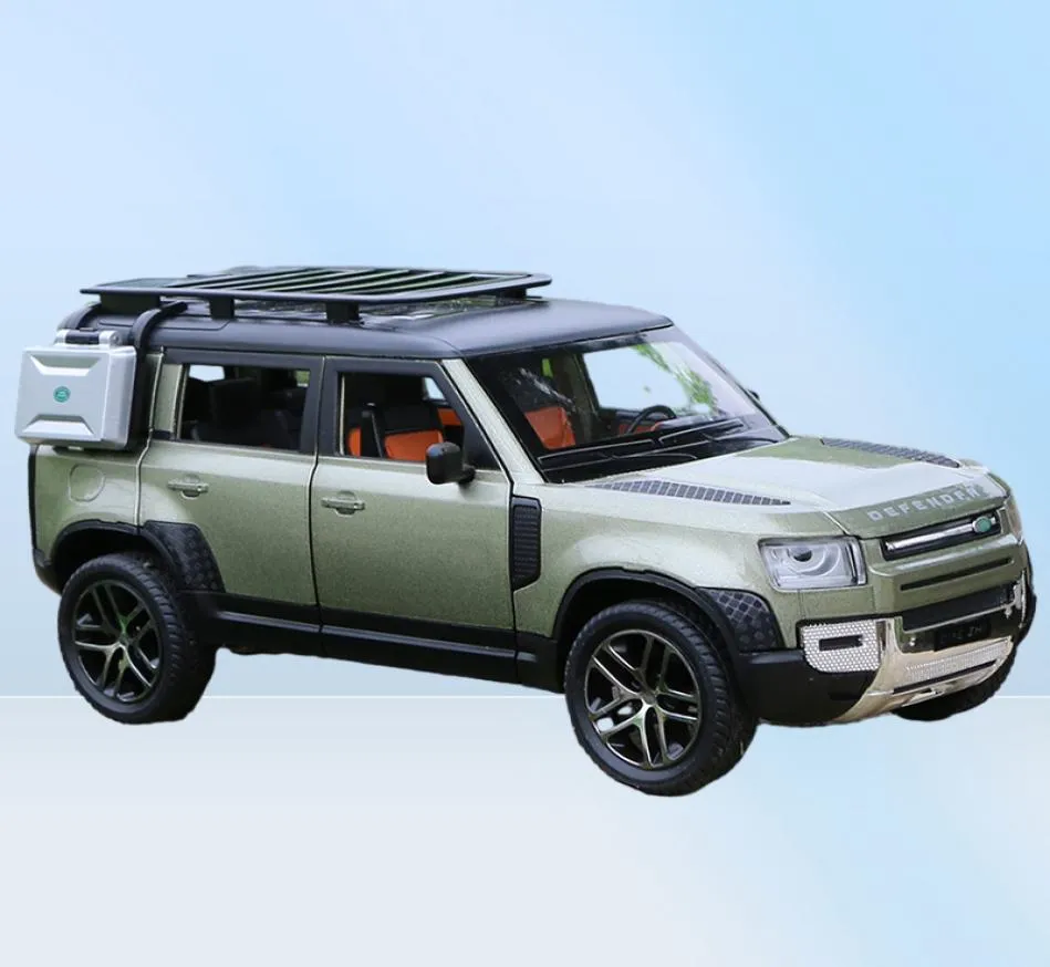 Diecast Model Car 124 Defender SUV ALLIAG Toy Metal Véhicules hors route Collection de simulation Kids Gift 2209219771272