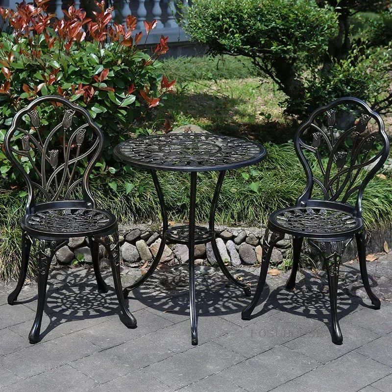 small outdoor metal chairs