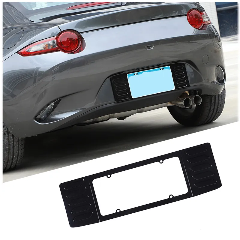 ALUMA LIGLA LELOLA VIRMENTO DE Licença traseira Placa Automóvel Tampa do suporte para moldura para Mazda MX-5 MX5 2016-2023 Acessórios externos