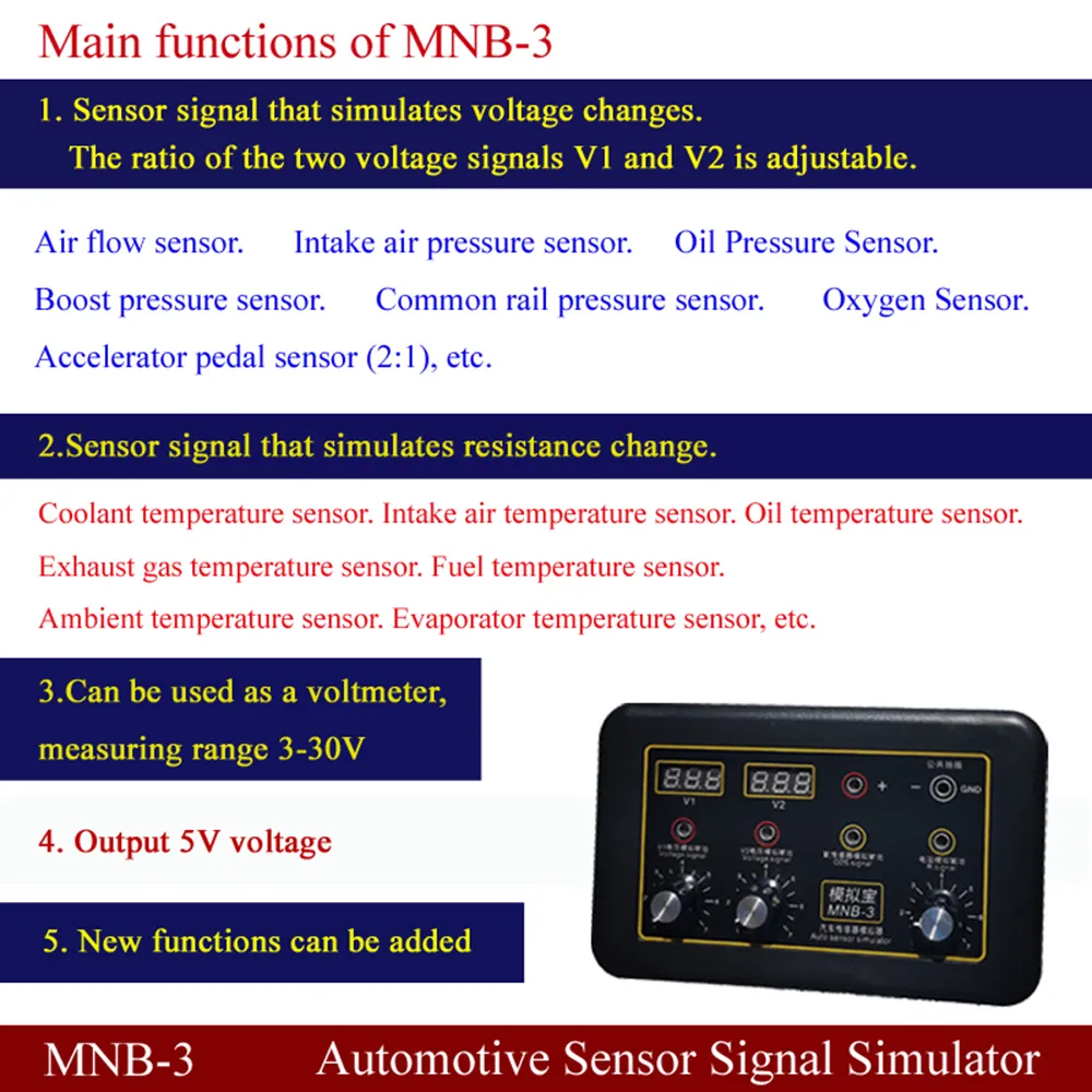 DHgate.com:MNB-3 Auto Signal Simulator, Upgraded Automobile Oxygen Oil ...