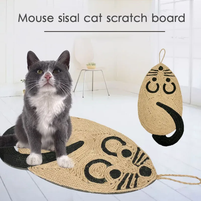 Cat Scratcher Board Eco Friendly Cardboard Mat, Cozy Bed, Grinding - Main Image