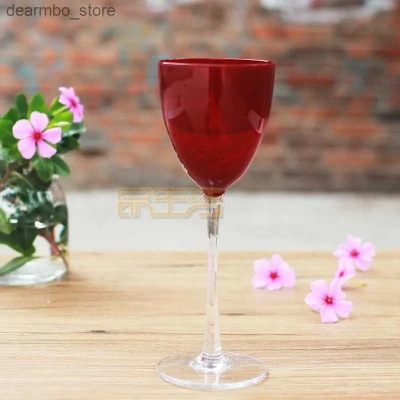 Wijnglazen Ruby Red Crystal Lass Red Wine Lass Lass Lass Champane Lass Baijiu Oblet.L49